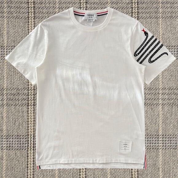 Thom Browne Men's White Short Sleeve - Picture 1 of 4